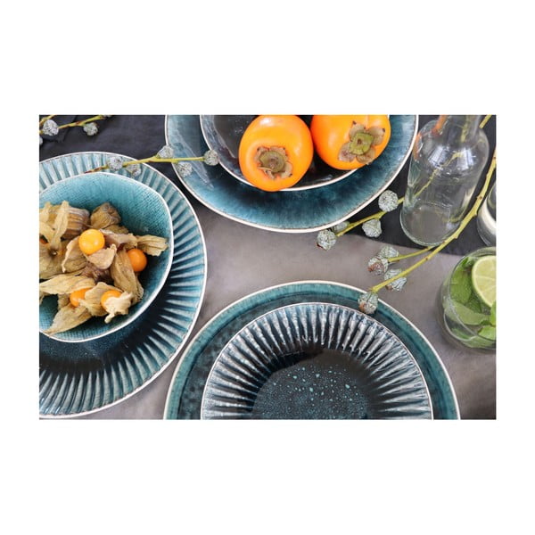 Moder keramičen krožnik Kare Design Mustique Rome, ⌀ 29 cm-image-3