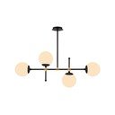 Črna viseča svetilka Squid Lighting Kruva, višina 57 cm