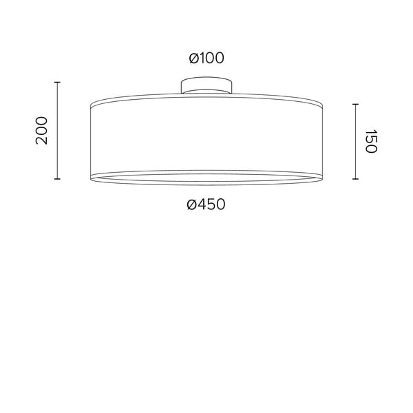 Stropna svetilka iz hrastovega furnirja Sotto Luce TSURI XL, ø 45 cm-image-2