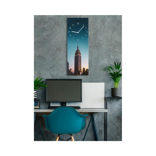 Stenska ura Styler Glassclock Manhattan, 20 x 60 cm-image-1