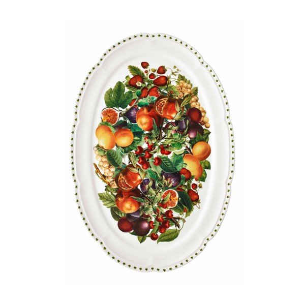 Pladenj iz porcelana new bone china 35x50 cm Le Primizie – Brandani