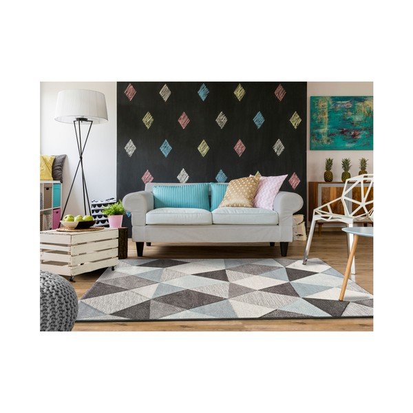 Sivo-modra preproga za zunanjo uporabo Universal Naia Blue, 120 x 170 cm-image-1