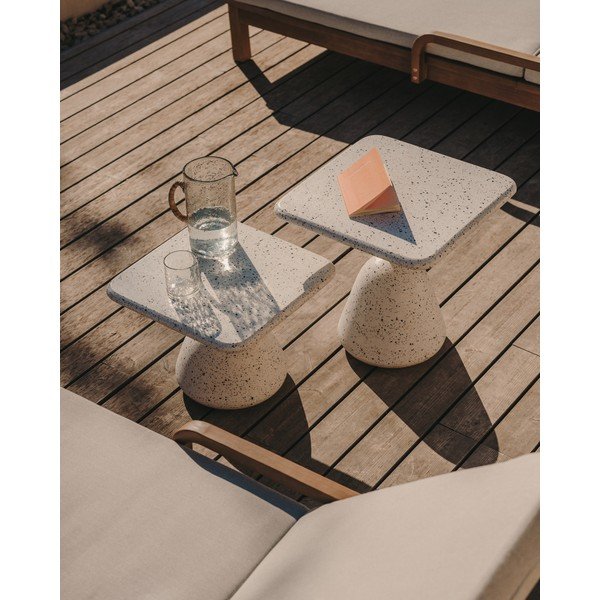 Bela terazzo mizica 48x48 cm Saura – Kave Home-image-1