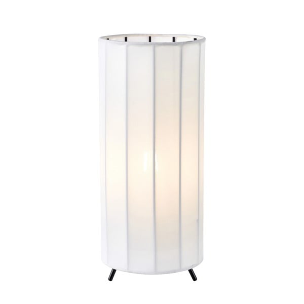 Črno-bela namizna svetilka s tekstilnim senčilom (višina 31,5 cm) Hikari – Markslöjd