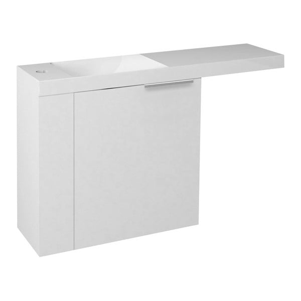 Bela stenska omarica brez umivalnika 50x50 cm Latus Vi – Sapho