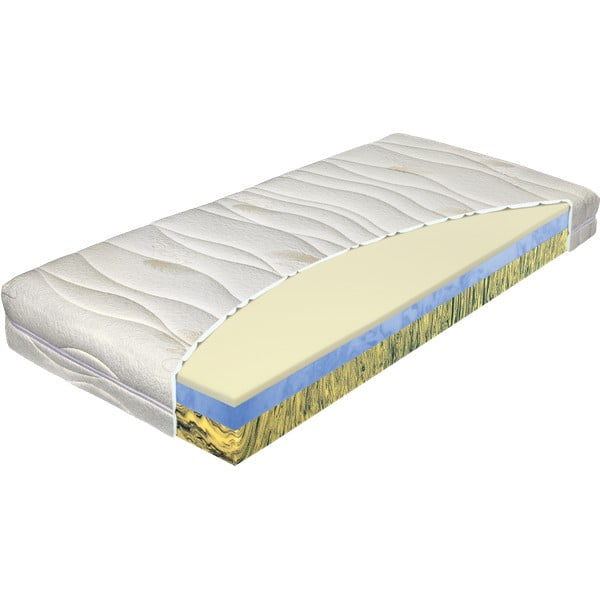 Dvostranska vzmetnica iz trde/mehke pene 120x200 cm Camille - Materasso-image-1