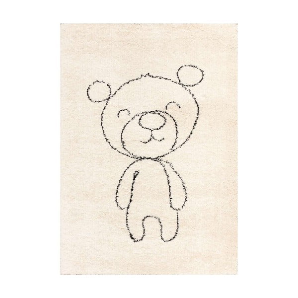 Bež antialergijska otroška preproga 170x120 cm Teddy Bear - Yellow Tipi