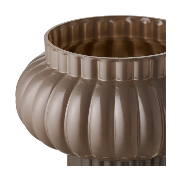 Rjava steklena vaza (višina 27 cm) Celia – House Nordic-image-3