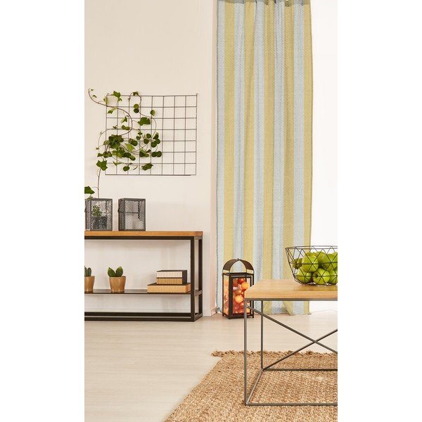 Rumena zavesa Really Nice Things Cortina Hogar Yellow Stripes-image-1