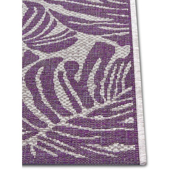 Vijolično-bež zunanja preproga NORTHRUGS Monstera, 140 x 200 cm-image-2