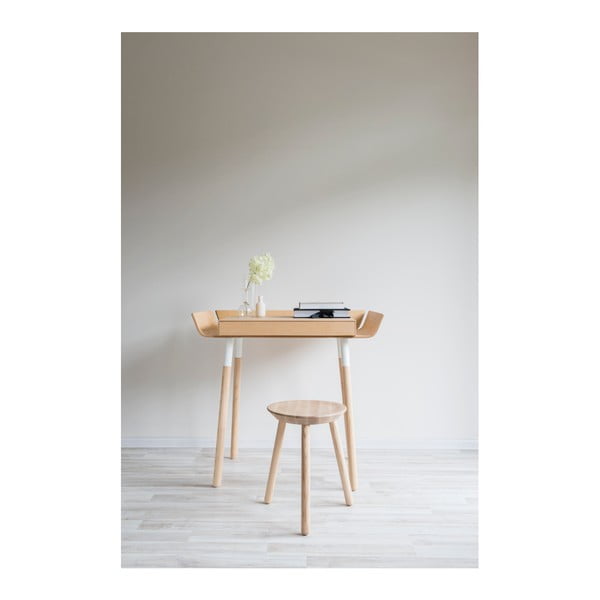 Naraven stolček iz masivnega lesa EMKO Naïve-image-3