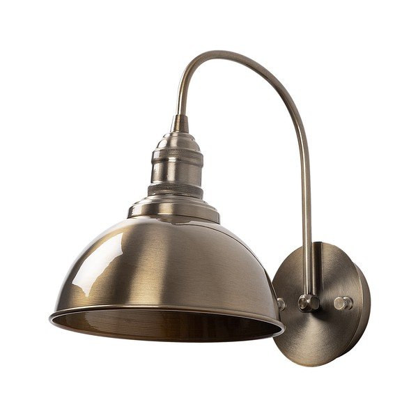 Medeninasta stenska svetilka ø 21 cm Varzan – Opviq lights