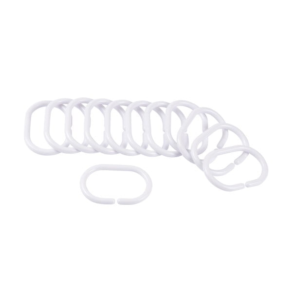 Beli kavlji za tuš zaveso v kompletu 12 ks 4 cm Vitamine – douceur d'intérieur