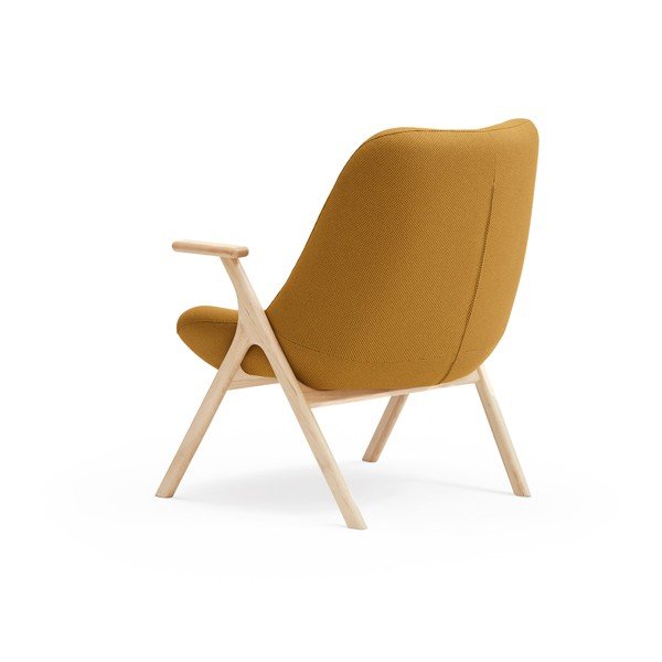 Gorčično rumen fotelj Dins – Teulat-image-4