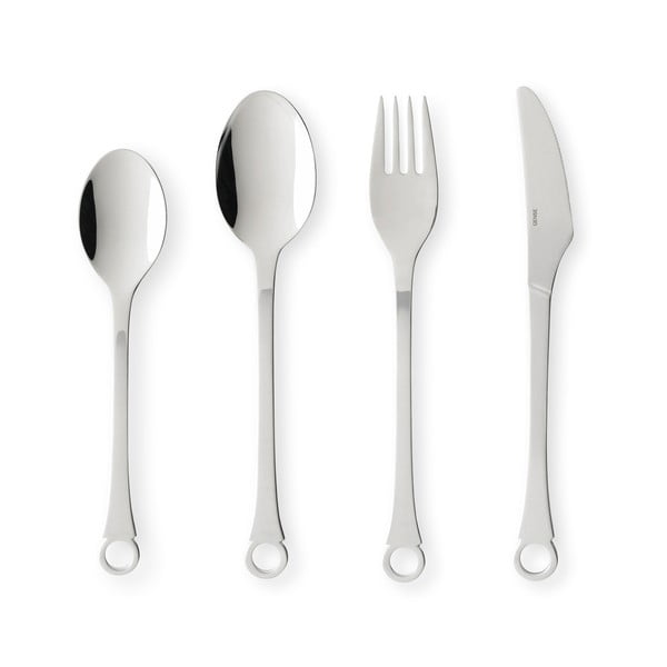 Pribor iz nerjavečega jekla v srebrni barvi 16 ks Pantry – Gense-image-2