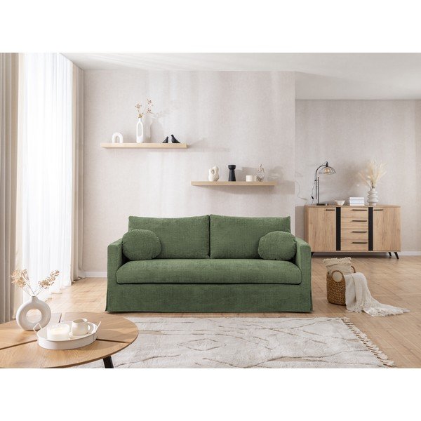 Zelena sedežna garnitura 195 cm Paphos – Ropez-image-3