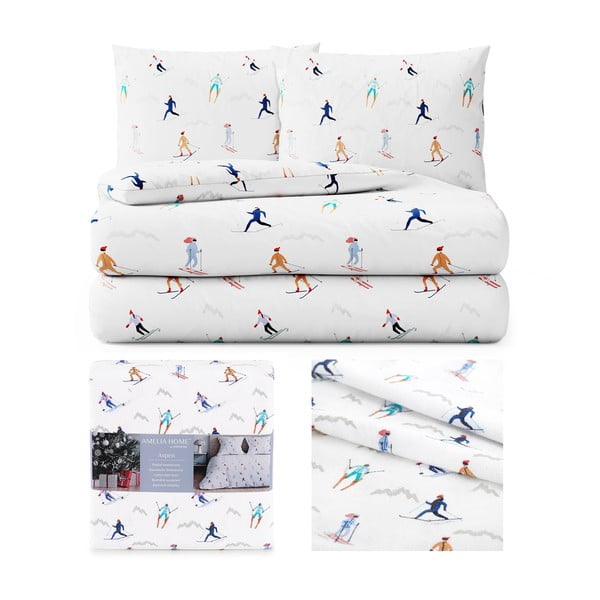Flanelna posteljnina AmeliaHome Snuggy Aspen, 200 x 200 cm-image-2