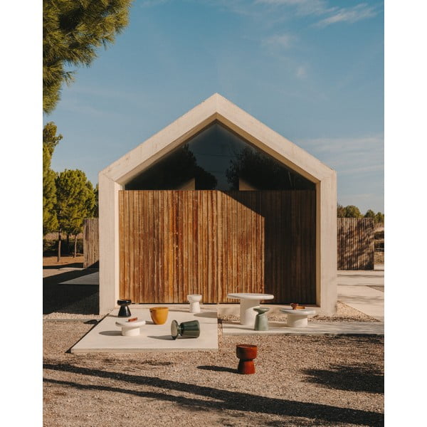 Keramična okrogla vrtna mizica ø 45 cm Mesquida – Kave Home-image-2