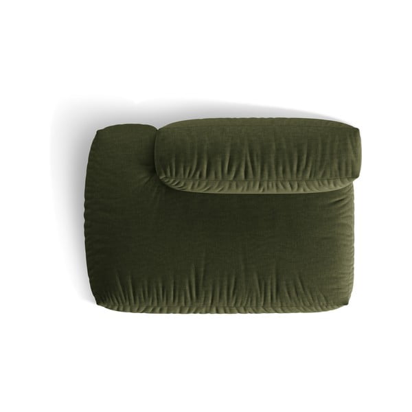 Zelen modul za sedežno garnituro (levi kot) Martina – Micadoni Home-image-3