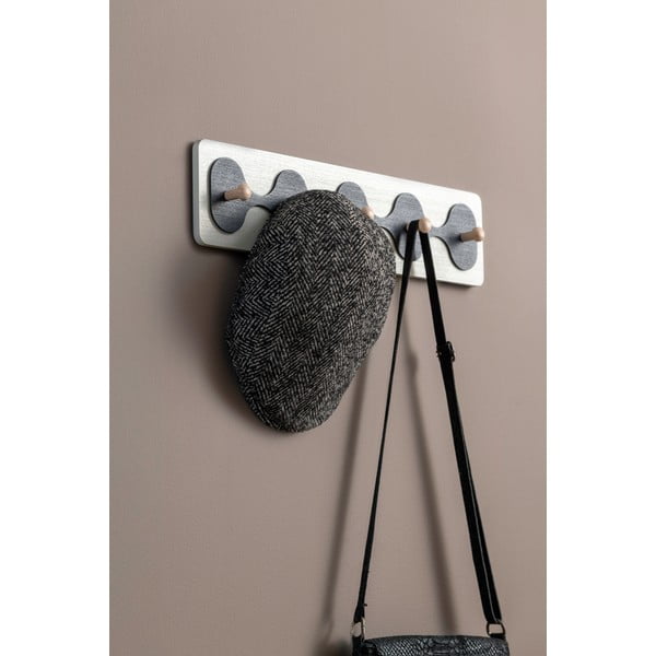 Bel stenski obešalnik 48 cm Rizar  – PT LIVING-image-1