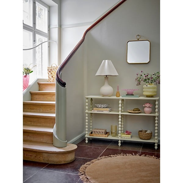 Kremno bela stranska mizica 30x120 cm Salino – Bloomingville-image-1