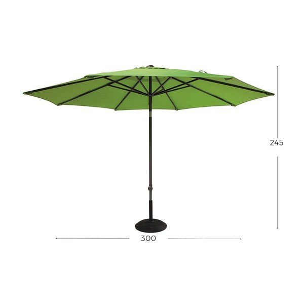 Zelen dežnik Hartman, ø 300 cm-image-1