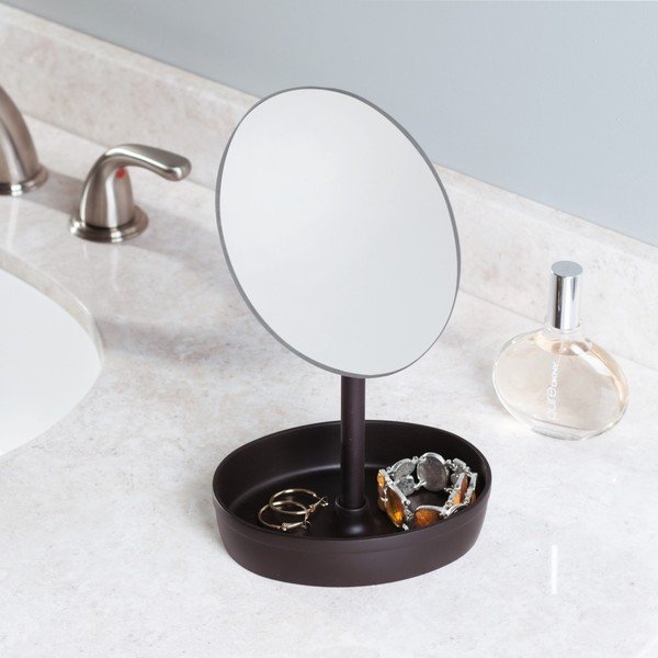 Ogledalo s prostorom za shranjevanje InterDesign Gina-image-1