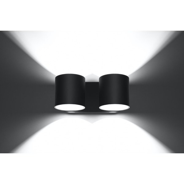 Črna stenska svetilka Solux Roda-image-4