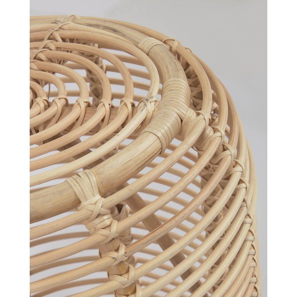 Okrogla stranska mizica iz ratana ø 45 cm Kohana – Kave Home-image-3