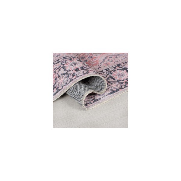 Roza pralna okrogla preproga ø 180 cm Somerton - Flair Rugs-image-3