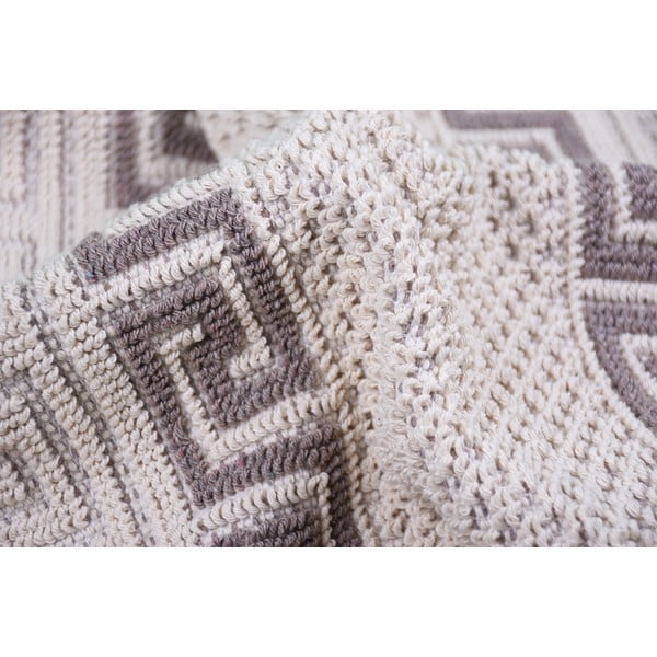 Sivo-bež bombažna preproga Vitaus Versace, 80 x 150 cm-image-3