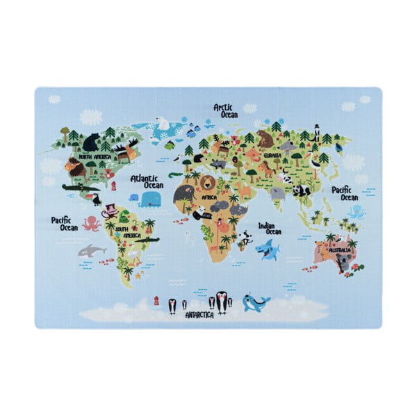 Svetlo modra otroška preproga 80x120 cm Play – Ayyildiz Carpets