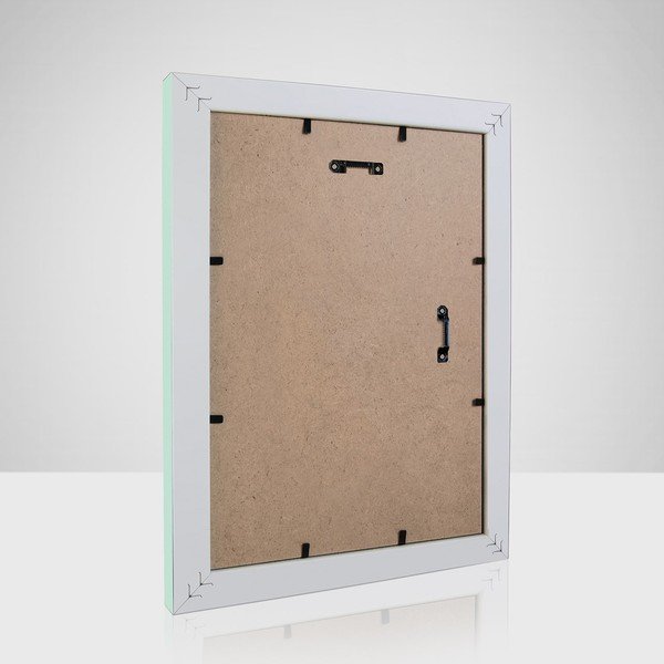 Mentolno zelen plastičen stenski okvir 34x44 cm-image-1