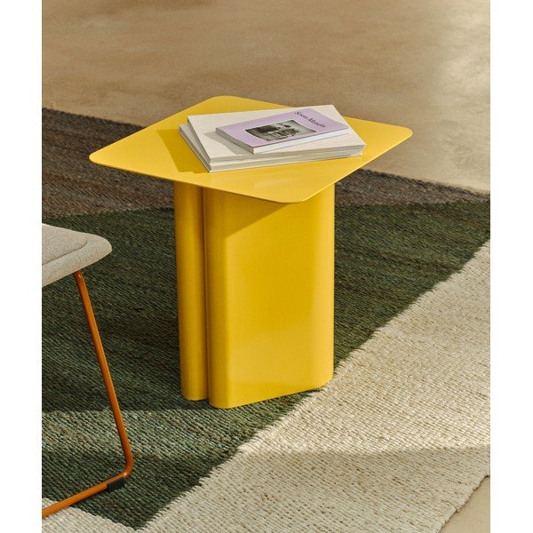 Kovinska stranska mizica 42x42 cm Arvin – Kave Home-image-1