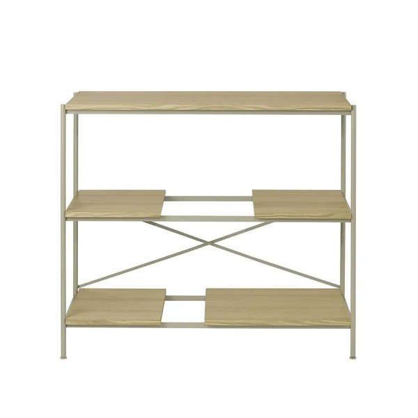 Regal v hrastovem dekorju v naravni barvi 105x92x40 cm Sukoya – Blomus