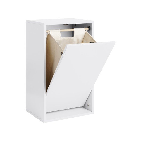 Bel stenski koš za perilo Laundry Box – ReCollector