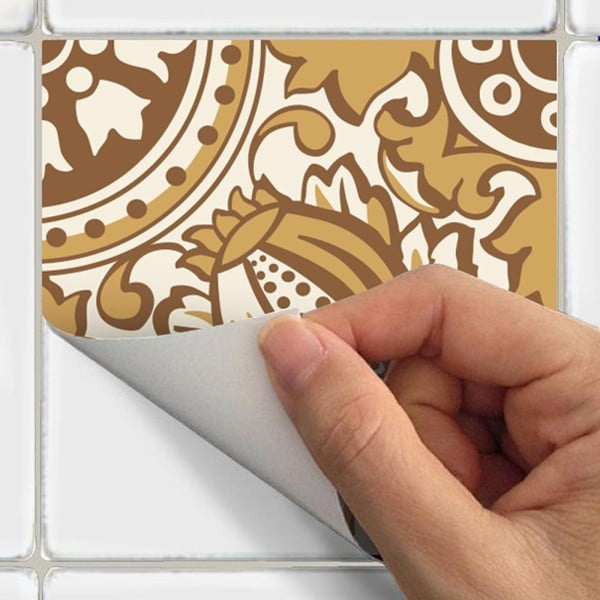 Komplet 9 nalepk Ambiance Cottage, 10 x 10 cm-image-2