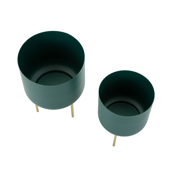 Kovinski okrasni cvetlični lonci v kompletu 2 ks ø 20 cm Grent – Mauro Ferretti-image-2