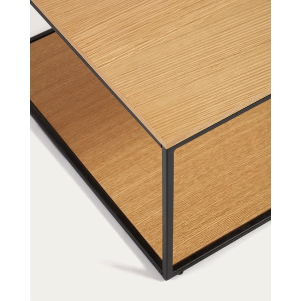 Mizica z mizno ploščo v hrastovem dekorju v naravni barvi 60x110 cm Yoana – Kave Home-image-2