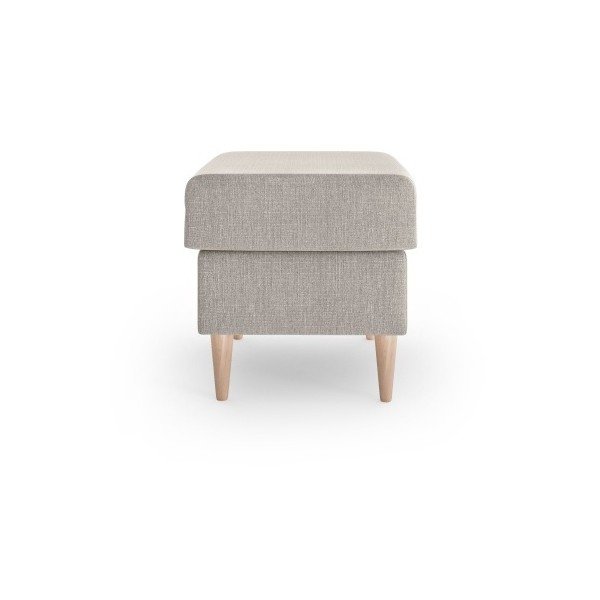 Bež puf Mazzini Sofas Aubrieta, 60 x 45 cm-image-3