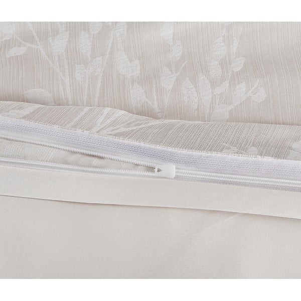 Bež enojna posteljnina iz žakarja 140x200 cm Boston – My House-image-3