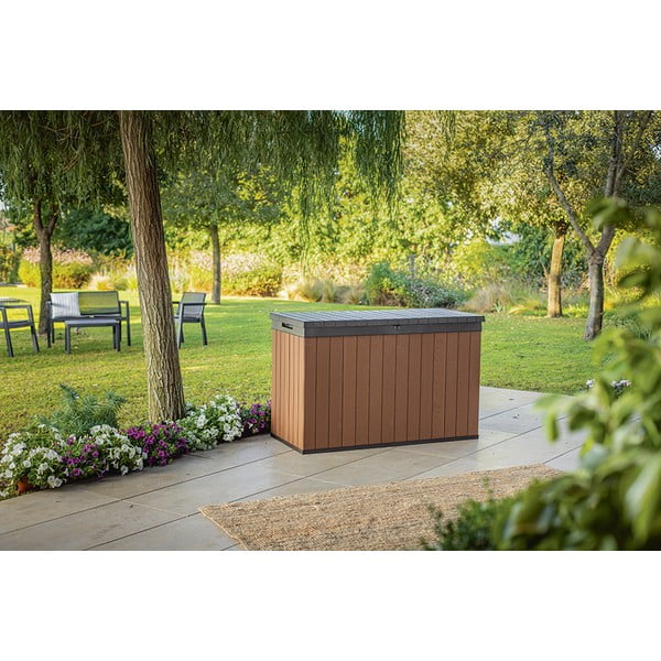 Rjava plastična vrtna škatla za shranjevanje Darwin – Keter-image-4