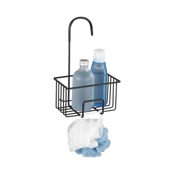 Črna viseča kopalniška polica iz nerjavečega jekla Milito – Wenko-image-2