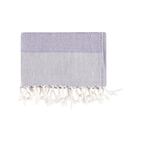 Svetlo vijolična bombažna odeja za plažo 90x175 cm Retro – Foutastic-image-2