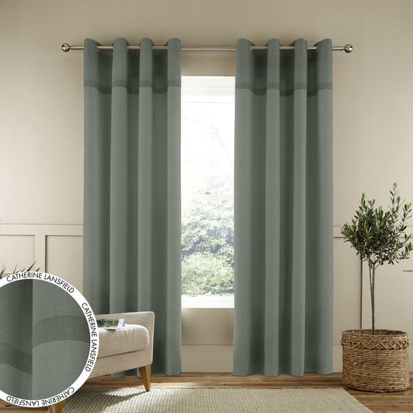 Zelene zavese v kompletu 2 kos 229x168 cm Living Melville - Catherine Lansfield-image-3