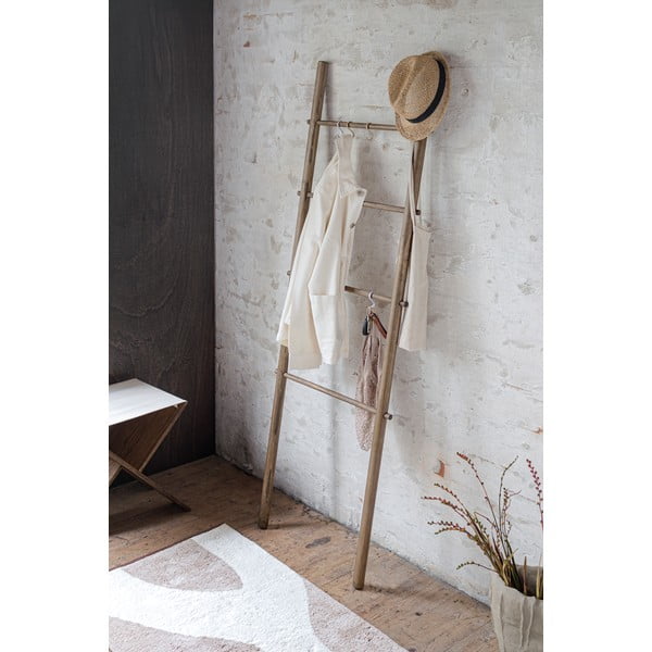 Rjava lesena lestev za brisače Roots – Mette Ditmer Denmark-image-1