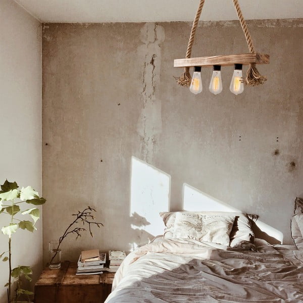 Viseča svetilka v naravni barvi Erebos – Opviq lights-image-1