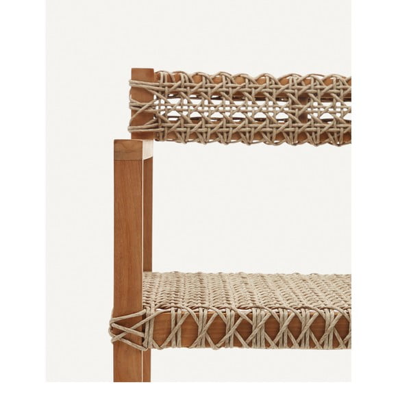 Vrtni stoli v kompletu 2 ks iz masivnega lesa/iz ratana v naravni barvi Giverola – Kave Home-image-3