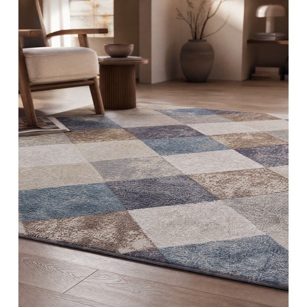 Modra/bež preproga 160x235 cm Terrain – Hanse Home-image-3