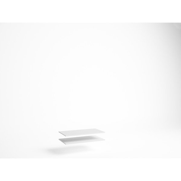 Bele nadomestne police za garderobo 2 kosa Brisa - Marckeric-image-1